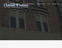Tablet Screenshot of chinookwindows.com